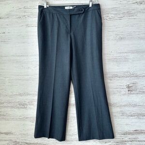 NWT CALVIN KLEIN Classic Fit Gray Dress Office Pants 14 Petite